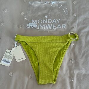 Monday Swimwear Vibrant Green Bikini Bottom